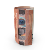 Single 50 Euro Money Role Note PNG & PSD Images