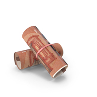 Two 50 Euro Money Notes Curency Bills PNG & PSD Images