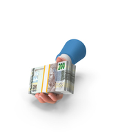 Brazil 200 Reais Holding L Giving Bill Money PNG & PSD Images