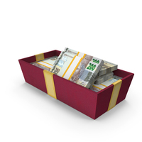 Gift Box Full Of Brasil 200 Reais Money Notes PNG & PSD Images