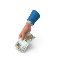 Giving Brasil 200 Reais Money Bill Hand Hold PNG & PSD Images