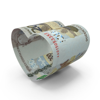 Heart Shape Brasil 200 Reais Notes PNG & PSD Images