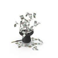 Magic Hat Brasil 200 Reais Money Fly Out PNG & PSD Images