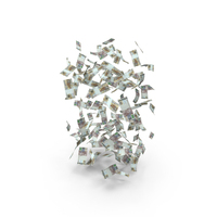 Money Falling Brasil 200 Reais Notes PNG & PSD Images