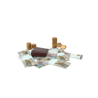Pile Brazil 200 Reais Money Currency Wallet Coins PNG & PSD Images