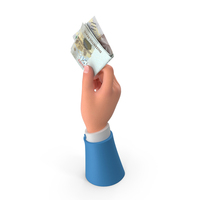 Hand Holding Raise Brasil 200 Reais Notes Bill PNG & PSD Images