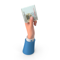 Rising Hand Holding Brasil 200 Reais Note PNG & PSD Images