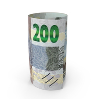 Single Brasil 200 Reais Money Role Note PNG & PSD Images