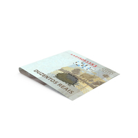 Single Brazil 200 Reais Note Proper Fold Ground PNG & PSD Images