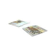 Split Two Apart Brasil 200 Reais Money Note PNG & PSD Images