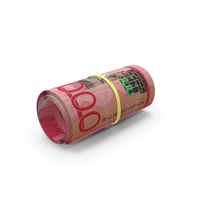 Bill Dominican 1000 Peso Rolled PNG & PSD Images