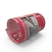 Single Note Dominican 1000 Peso Money Fly PNG & PSD Images