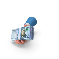 Dominican 2000 Pesos Holding Giving Bill Money PNG & PSD Images