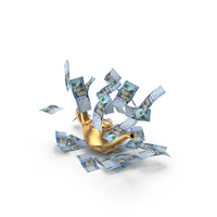 Magic Lamp Dominican 2000 Pesos Money Falling PNG & PSD Images
