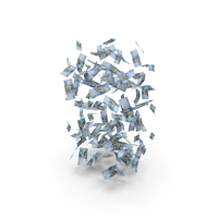 Money Falling Dominican 2000 Pesos Notes PNG & PSD Images