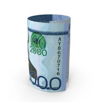 Single Dominican 2000 Pesos Money Role Note PNG & PSD Images