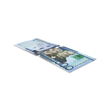Split Two Pieces Dominican 2000 Pesos Money Note PNG & PSD Images