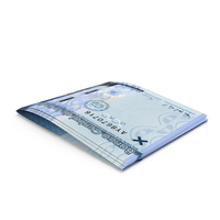 Two Dominican 2000 Pesos Note Folded Money PNG & PSD Images