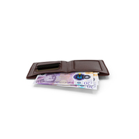 Brown Wallet England 20 Pound Money Bill Ground PNG & PSD Images