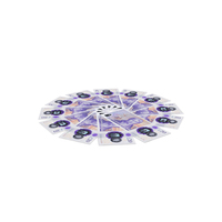 Circular Arranged England 20 Pound Notes Back Few PNG & PSD Images
