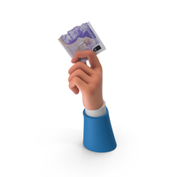 Currency One England 20 Pound Money Split Note Hand Hold PNG & PSD Images