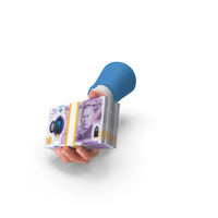 England 20 Pound Holding Giving Bill Money PNG & PSD Images