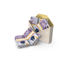 Envelop With England 20 Pound Money Notes Currency Lots PNG & PSD Images