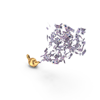 Magic Lamp England 20 Pound Money Flow PNG & PSD Images