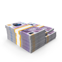 Money England 20 Pound Currency Bill PNG & PSD Images