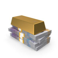 Money Gold Four Biscuits England 20 Pound Money Lot PNG & PSD Images