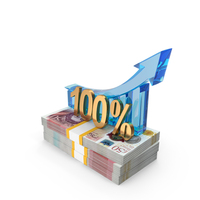 100 Percent Arrow Growth On England 50 Pound Money Notes PNG & PSD Images