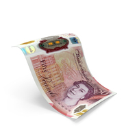 England 50 Pound Money Note Falling PNG & PSD Images