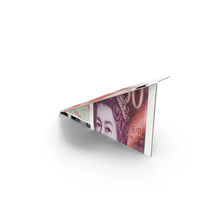 England 50 Pound Money Note Paper Plane PNG & PSD Images