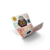 Falling England 50 Pound Money Notes Currency Note PNG & PSD Images