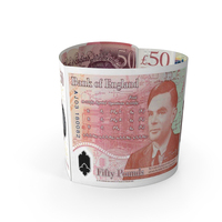 Heart Shape England 50 Pound Note PNG & PSD Images