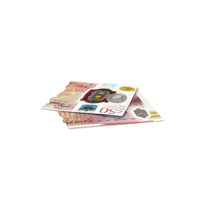 Split Two Top England 50 Pound Money Note PNG & PSD Images
