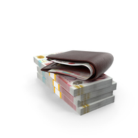 Wallet England 50 Pound Money Bills Gold Coins PNG & PSD Images