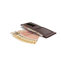 Brown Wallet Bill England 50 Pound Money Ground PNG & PSD Images