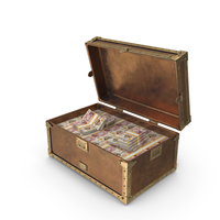 England 50 Pound Money Treasure Box PNG & PSD Images