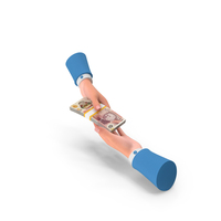 England 50 Pound Taking Help Hand Loan Money PNG & PSD Images