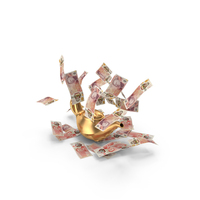 Magic Lamp England 50 Pound Money Falling PNG & PSD Images