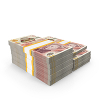 Money England 50 Pound Currency Bill PNG & PSD Images