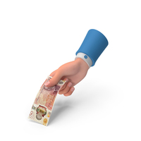 Money Right Hand Giving England 50 Pound Note PNG & PSD Images