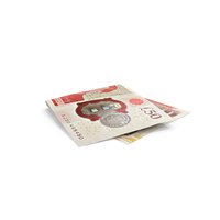Single England 50 Pound Note Fold Ground PNG & PSD Images