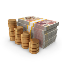Tax Pay England 50 Pound Money Notes Lots Gold Coins PNG & PSD Images