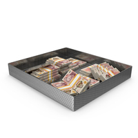 Tray With England 50 Pound Money Lots PNG & PSD Images