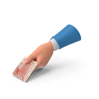 Two England 50 Pound Notes Giving Hand PNG & PSD Images
