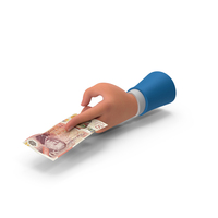 Two Finger Cash Give England 50 Pound Money Note Hand Hold PNG & PSD Images