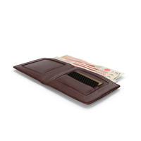 Wallet Open Currency Bill England 50 Pound Money PNG & PSD Images