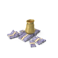 Indian 100 Rupees Money Notes Bag Coins Currency PNG & PSD Images